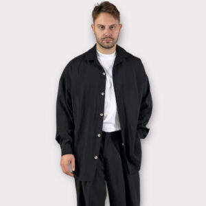 Πουκαμισο Relaxed Fit Μαύρο