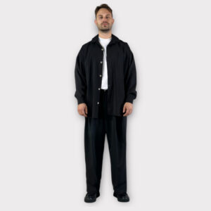 Πουκαμισο Relaxed Fit Μαύρο