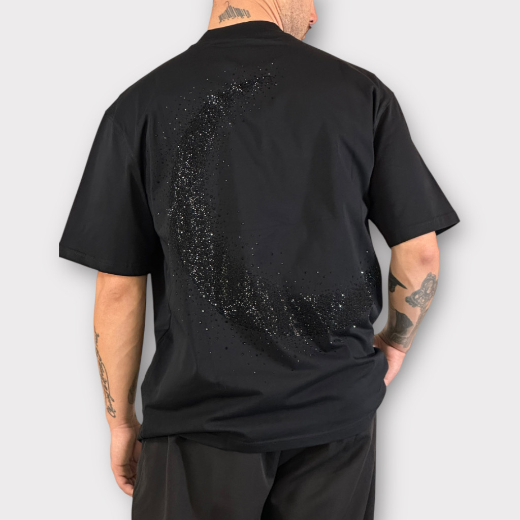 T-shirt Crescent Oversised Black
