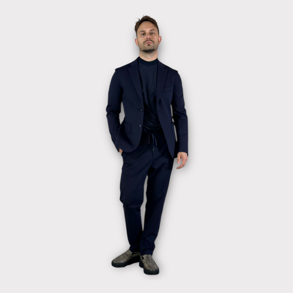 IMG 0984 Blazer Regular Fit Confort Blue