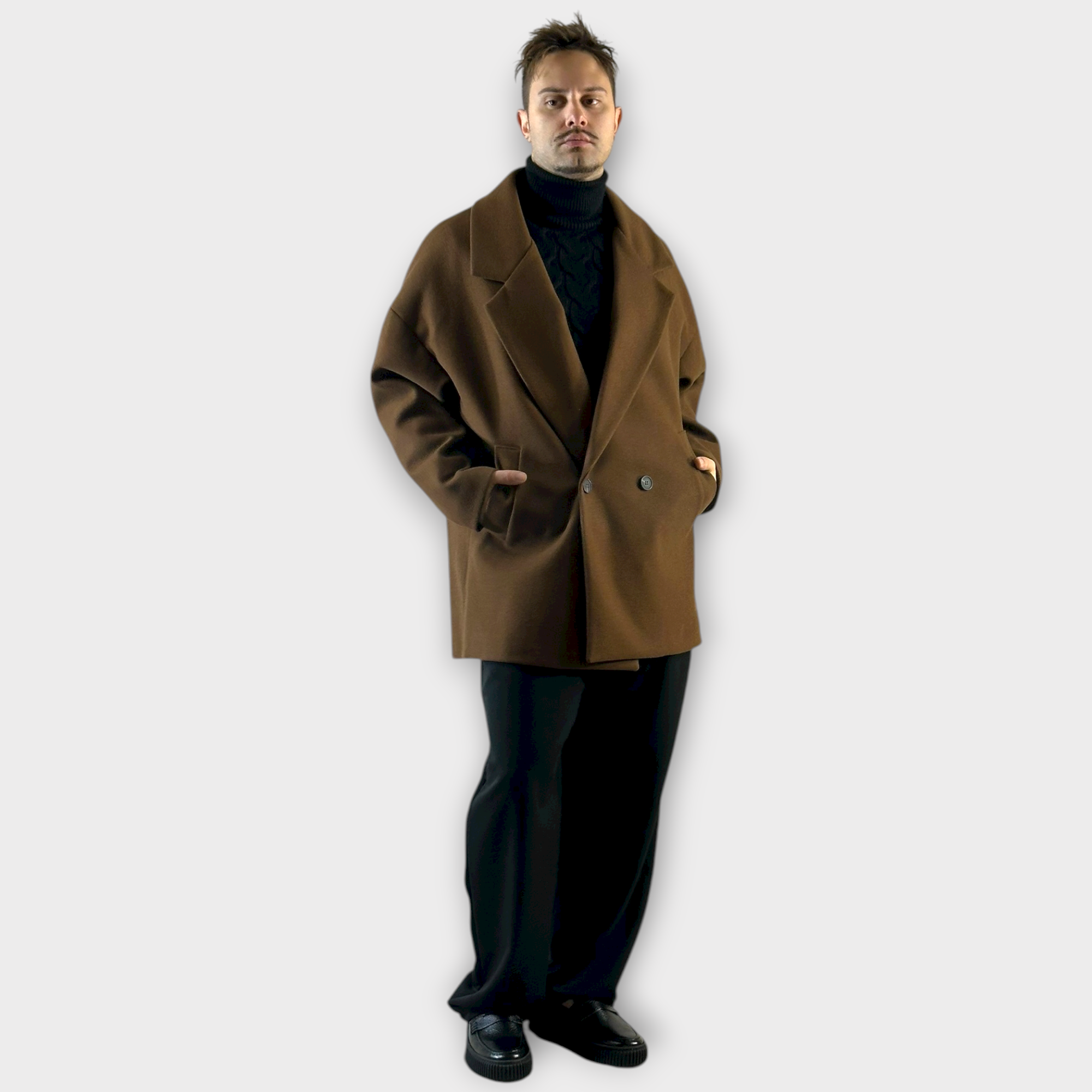 IMG 1998 Ημιπαλτο Over Κοντο Cacao