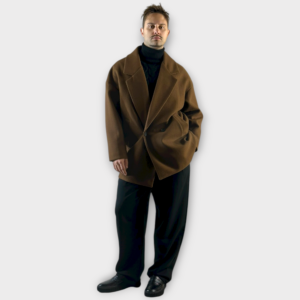 Ημιπαλτο Over Κοντο Cacao