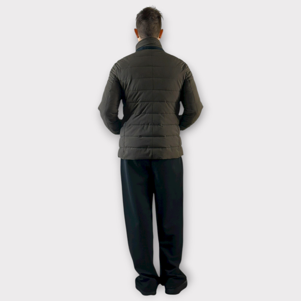 IMG 2797 Καπιτονέ Μπουφάν Με Επένδυση Cacao