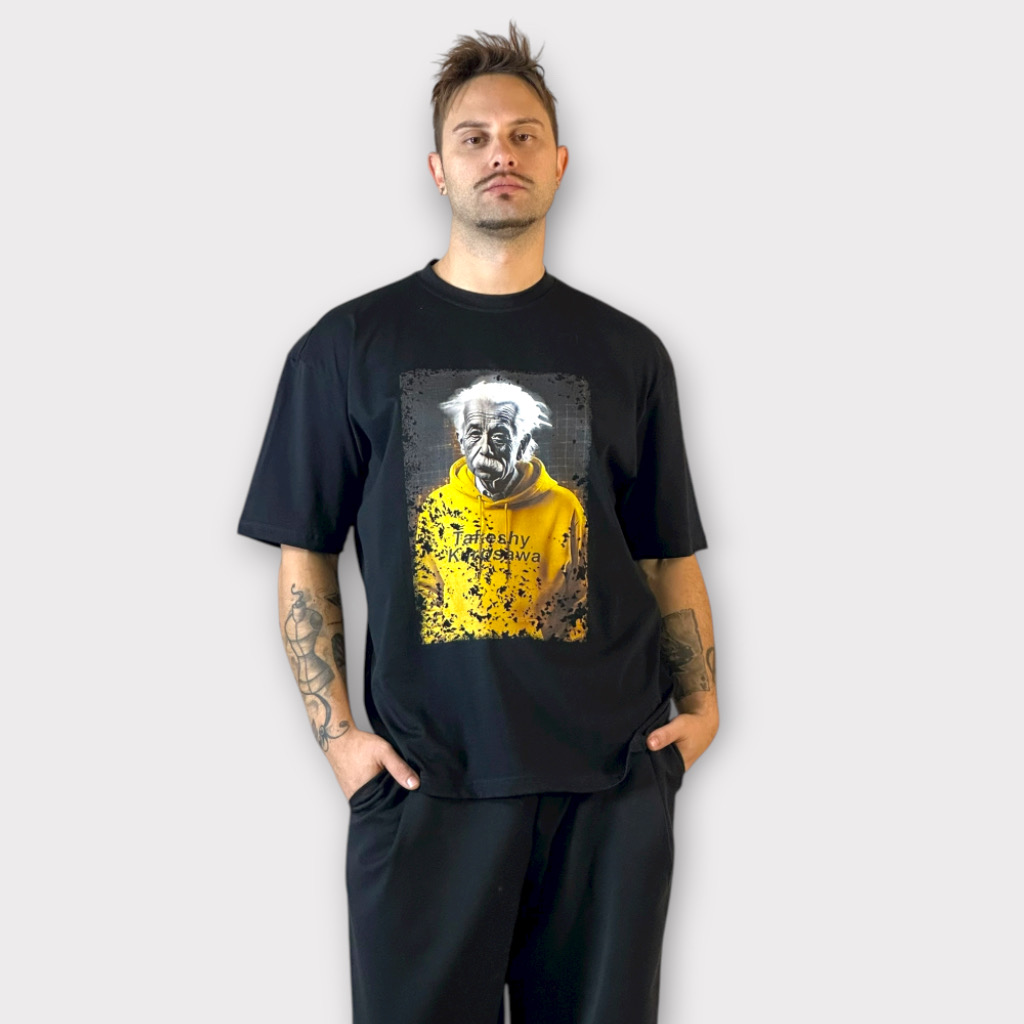 IMG 2999 Takeshy Kurosawa T-shirt Eins-Sport Nero