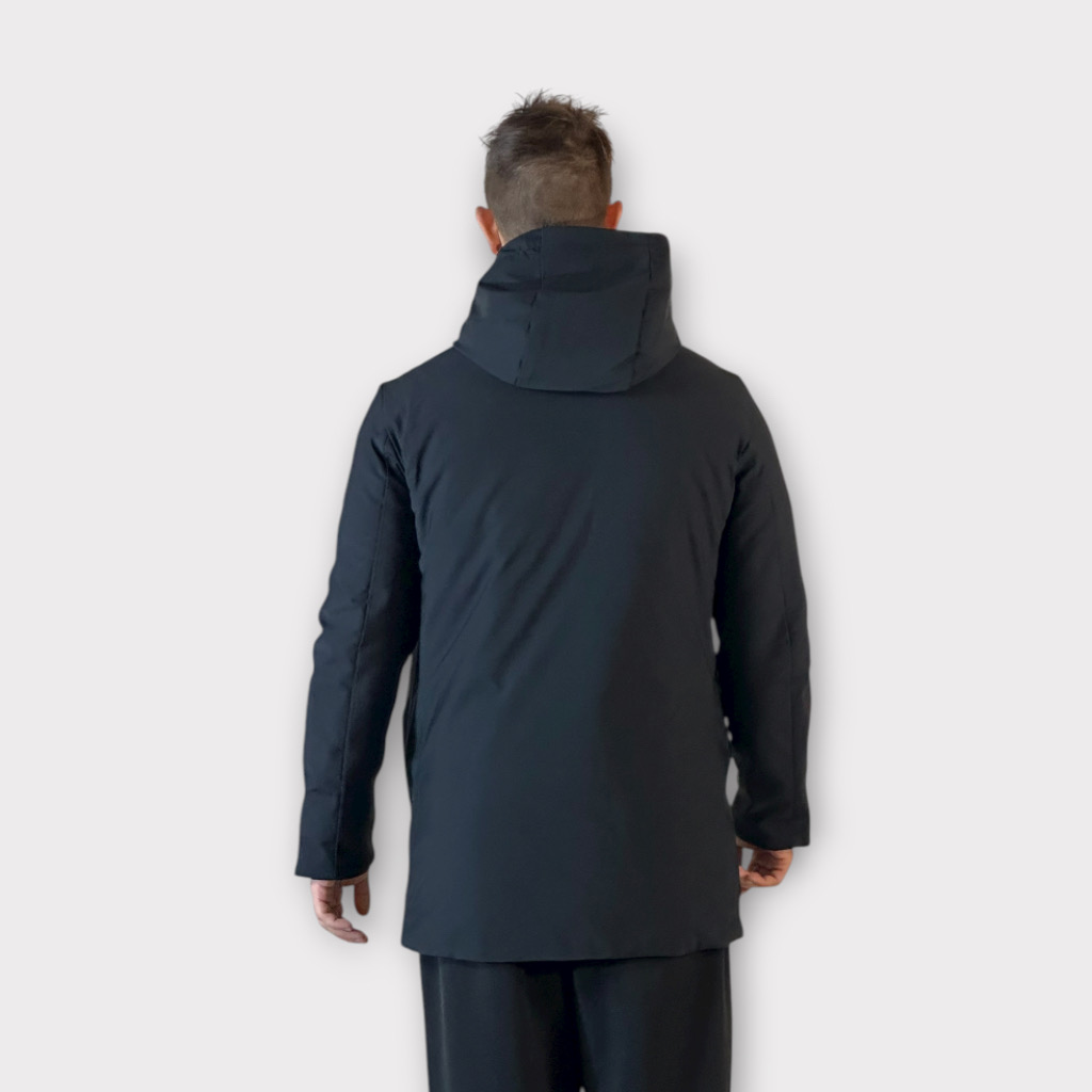 IMG 3015 Παρκα Με Επένδυση Και Κουκούλα Μαύρο