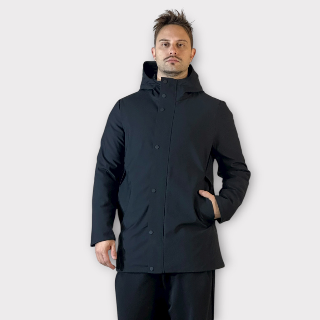 IMG 3016 Παρκα Με Επένδυση Και Κουκούλα Μαύρο