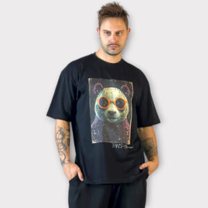 Takeshy Kurosawa T-shirt New Bear Nero