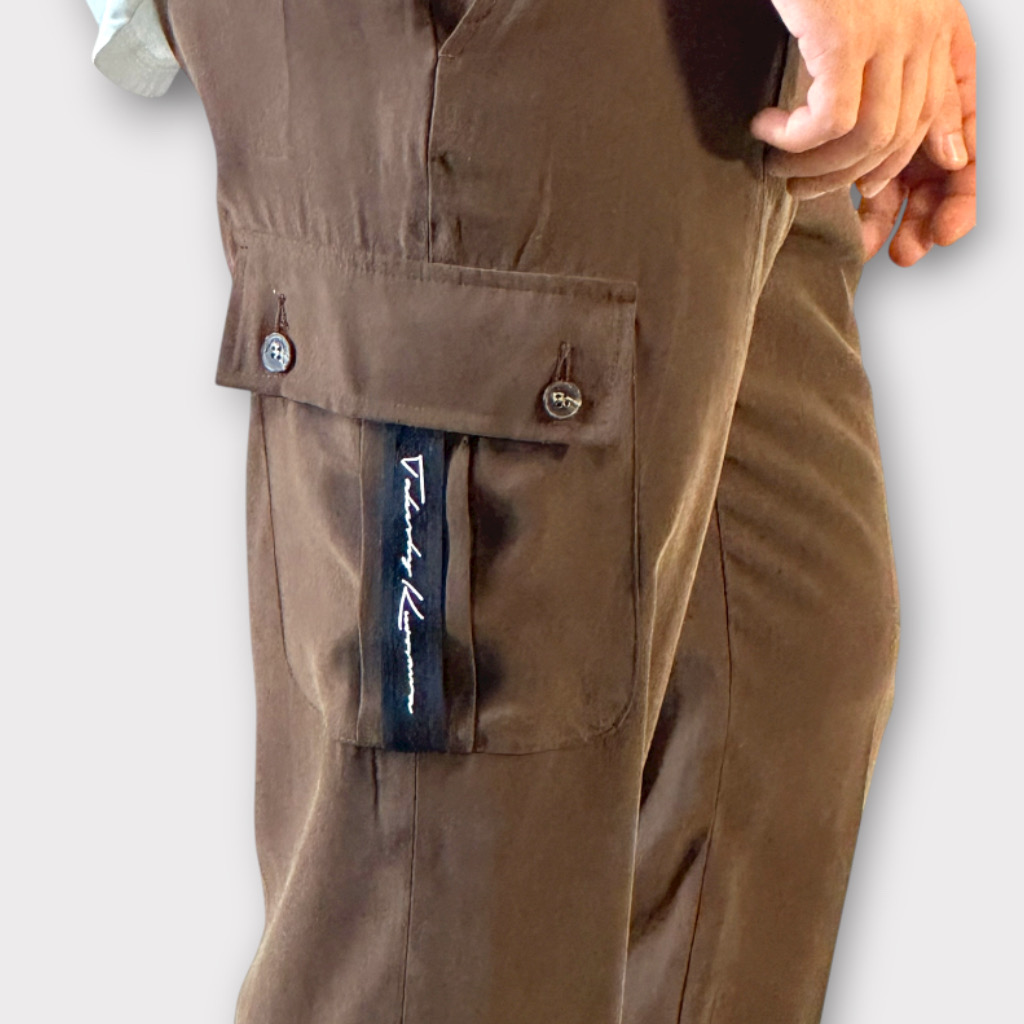 IMG 3081 Takeshy Kurosawa Pantalone Cargo Con Pence Moro