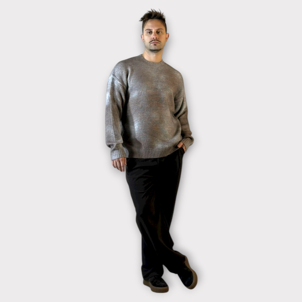 IMG 3164 Μπλούζα Πλεκτη Light Coffee