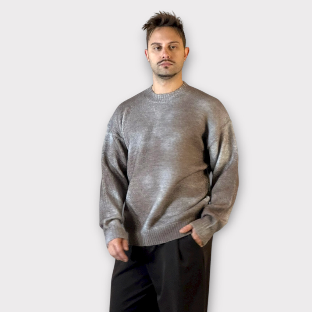 IMG 3168 Μπλούζα Πλεκτη Light Coffee