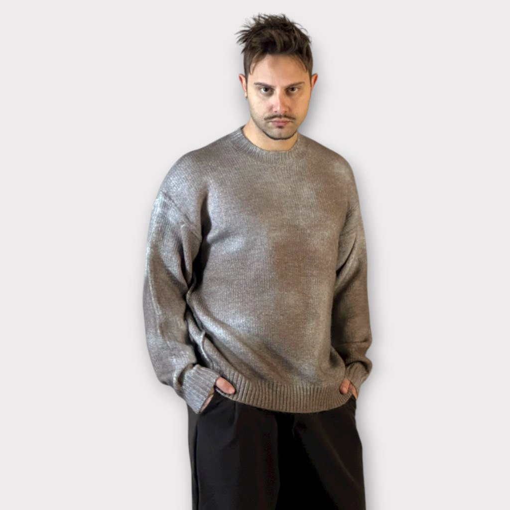 IMG 3170 Μπλούζα Πλεκτη Light Coffee