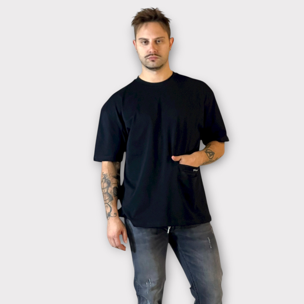 IMG 3339 Takeshy Kurosawa T-shirt Doppio Tasschino Nero