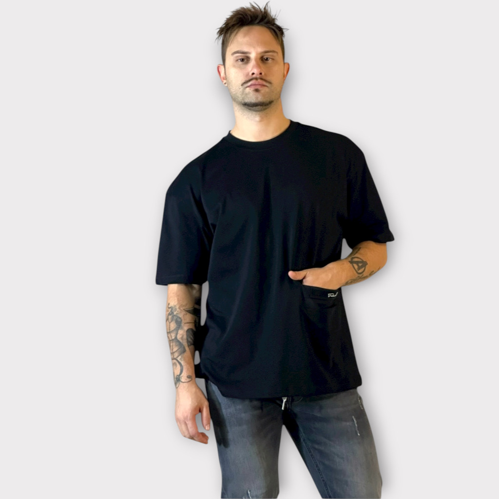 IMG 3340 Takeshy Kurosawa T-shirt Doppio Tasschino Nero