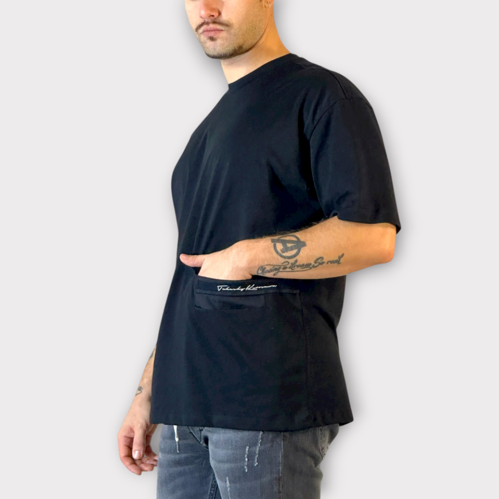 IMG 3341 Takeshy Kurosawa T-shirt Doppio Tasschino Nero