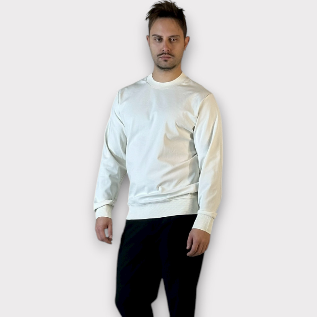 IMG 3399 Μπλούζα Με Μακριά Μανίκια Εκρού