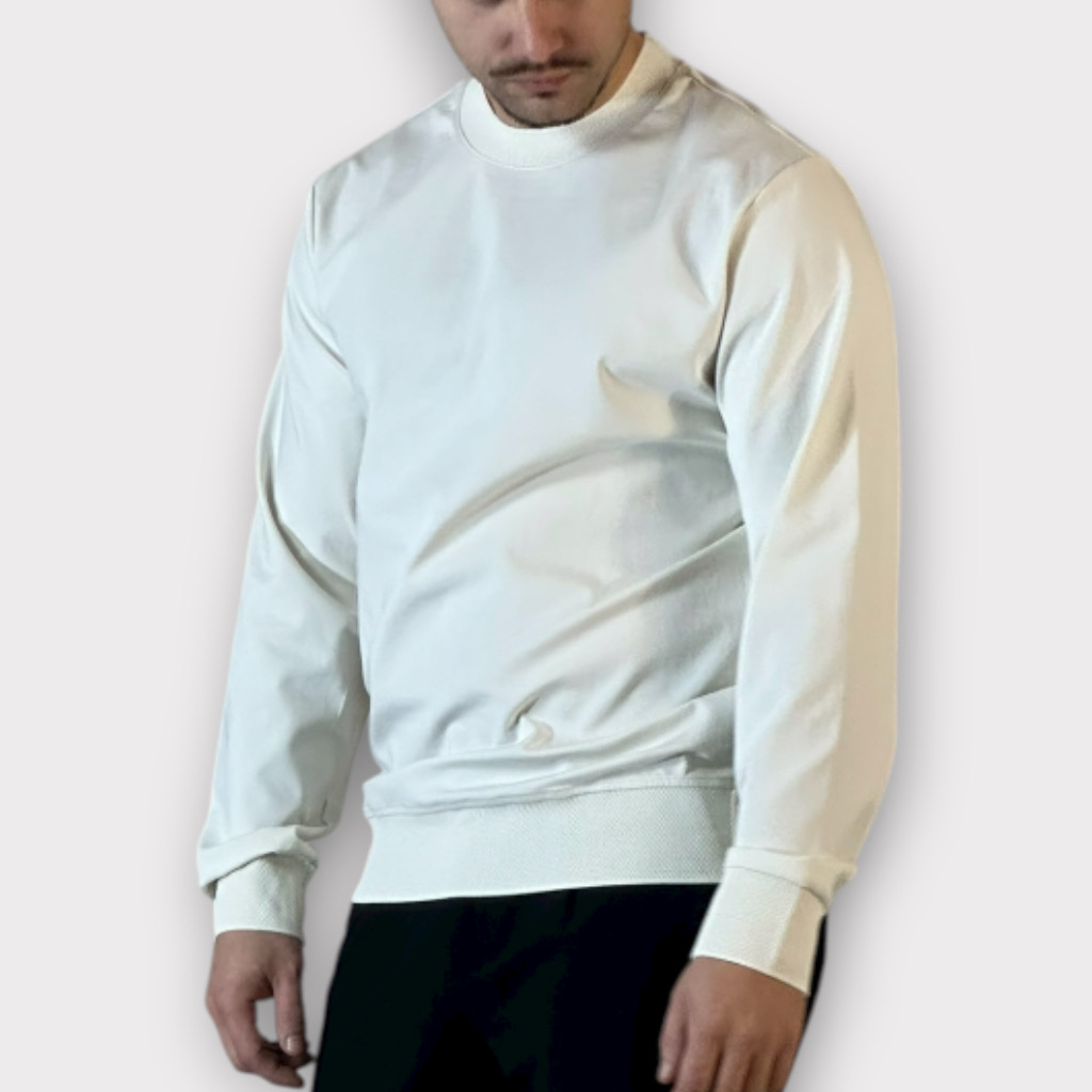 IMG 3403 Μπλούζα Με Μακριά Μανίκια Εκρού