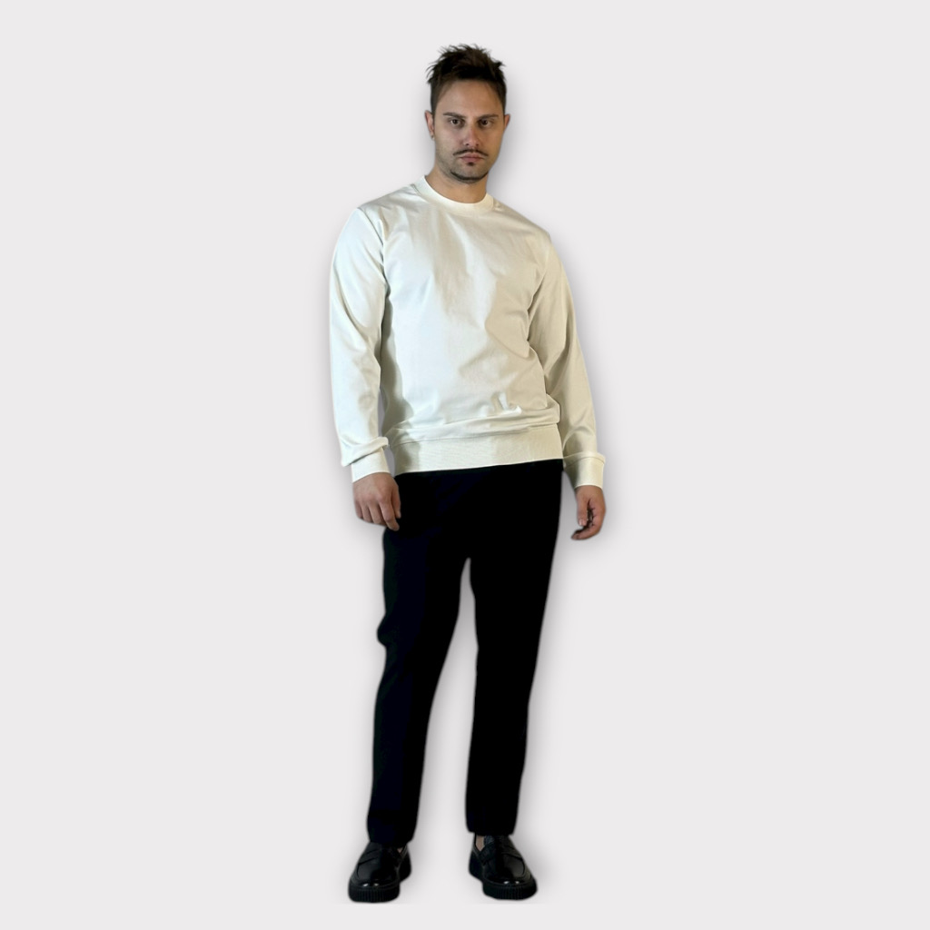 IMG 3404 Μπλούζα Με Μακριά Μανίκια Εκρού