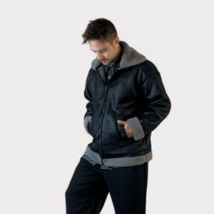 Takeshy Kurosawa Giubbotto Eco Montone Nero