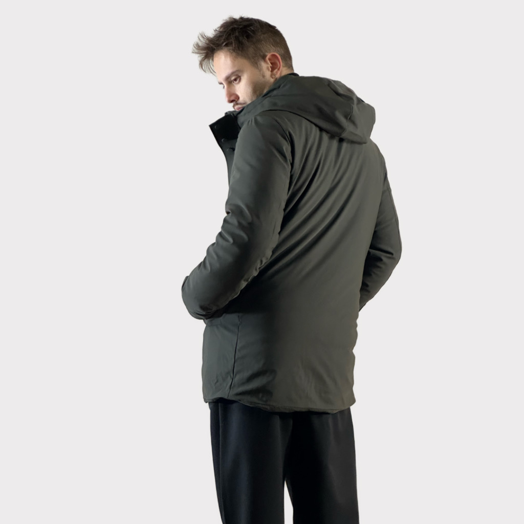 IMG 3479 Παρκα Με Επένδυση Και Κουκούλα Chaki