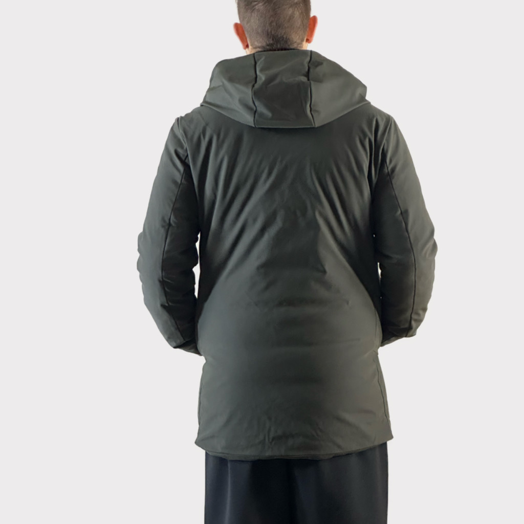 IMG 3480 Παρκα Με Επένδυση Και Κουκούλα Chaki