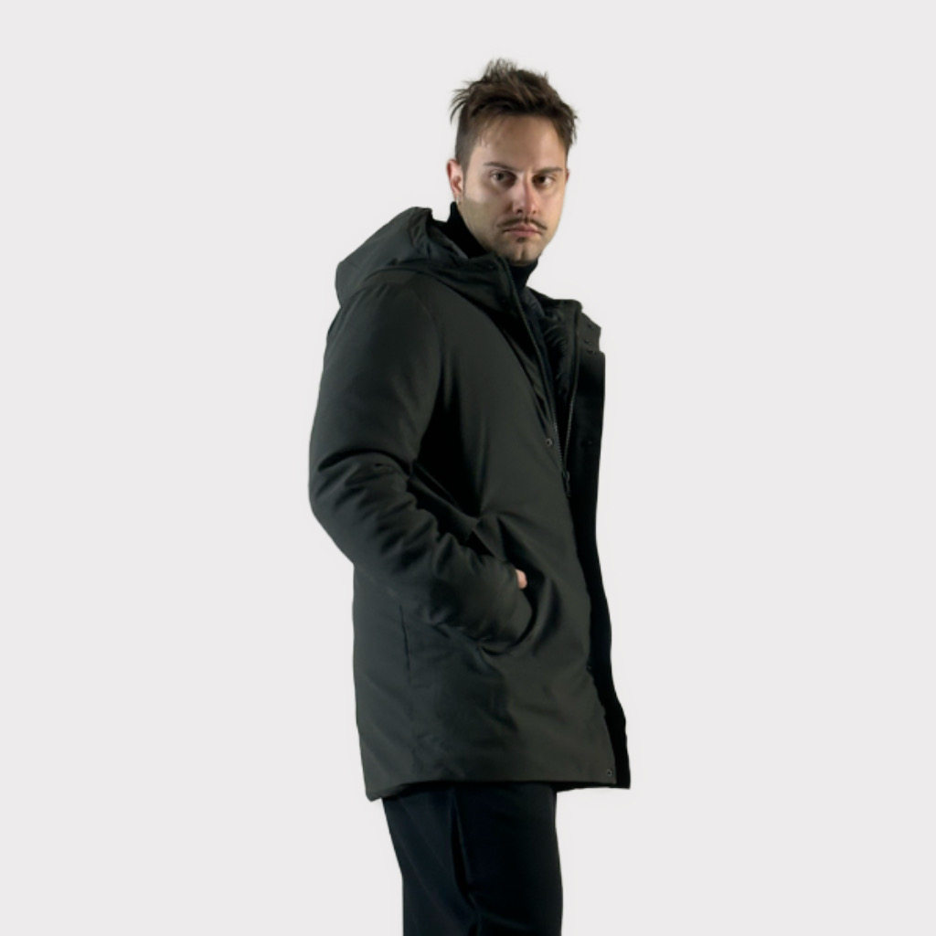 IMG 3483 Παρκα Με Επένδυση Και Κουκούλα Chaki