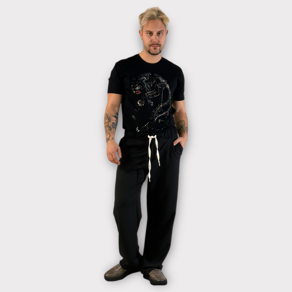 IMG 4347 Takeshy Kurosawa Pantalone Over 1 Pence Nero