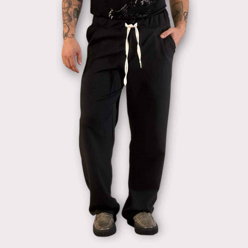 IMG 4348 Takeshy Kurosawa Pantalone Over 1 Pence Nero