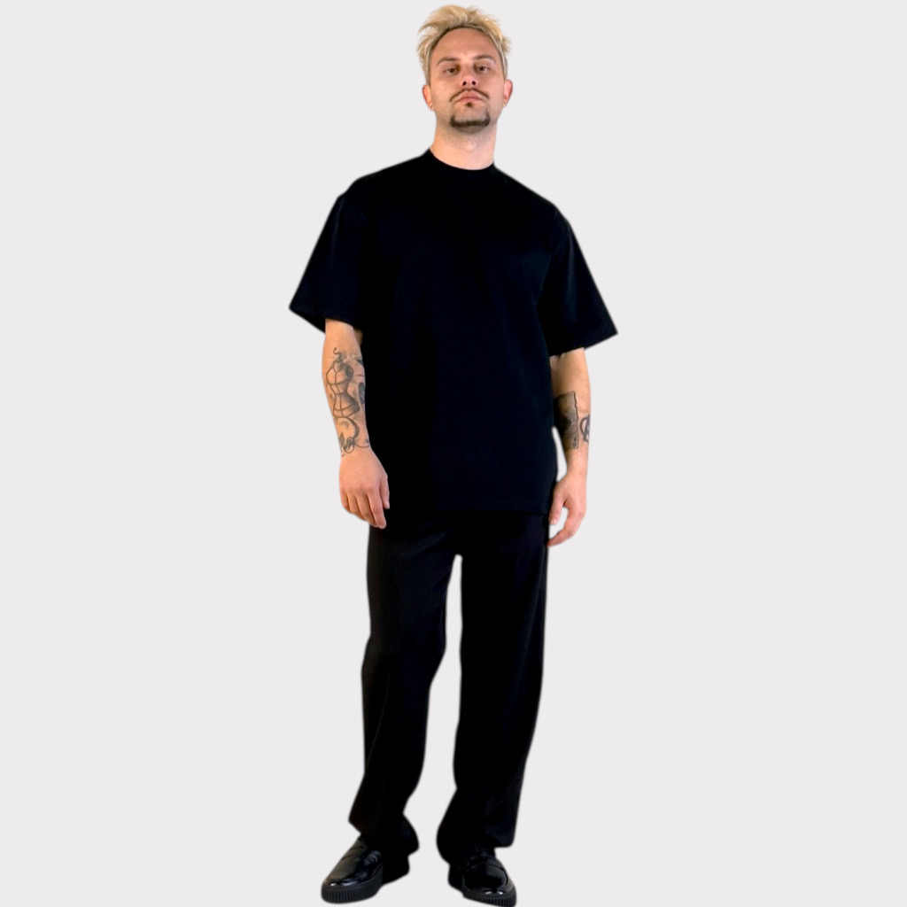 IMG 4442 T-shirt Black Strass Oversized 2