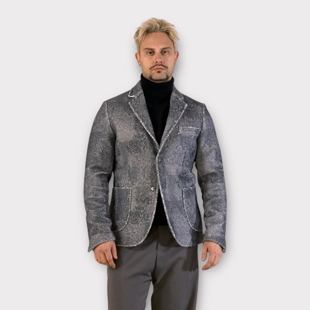 IMG 4653 Μπλέιζερ Με Σχέδιο Ύφανσης 2