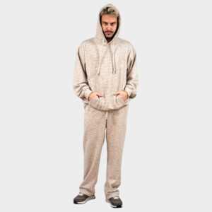 Takeshy Kurosawa Hoodie Con Marsupio Beige