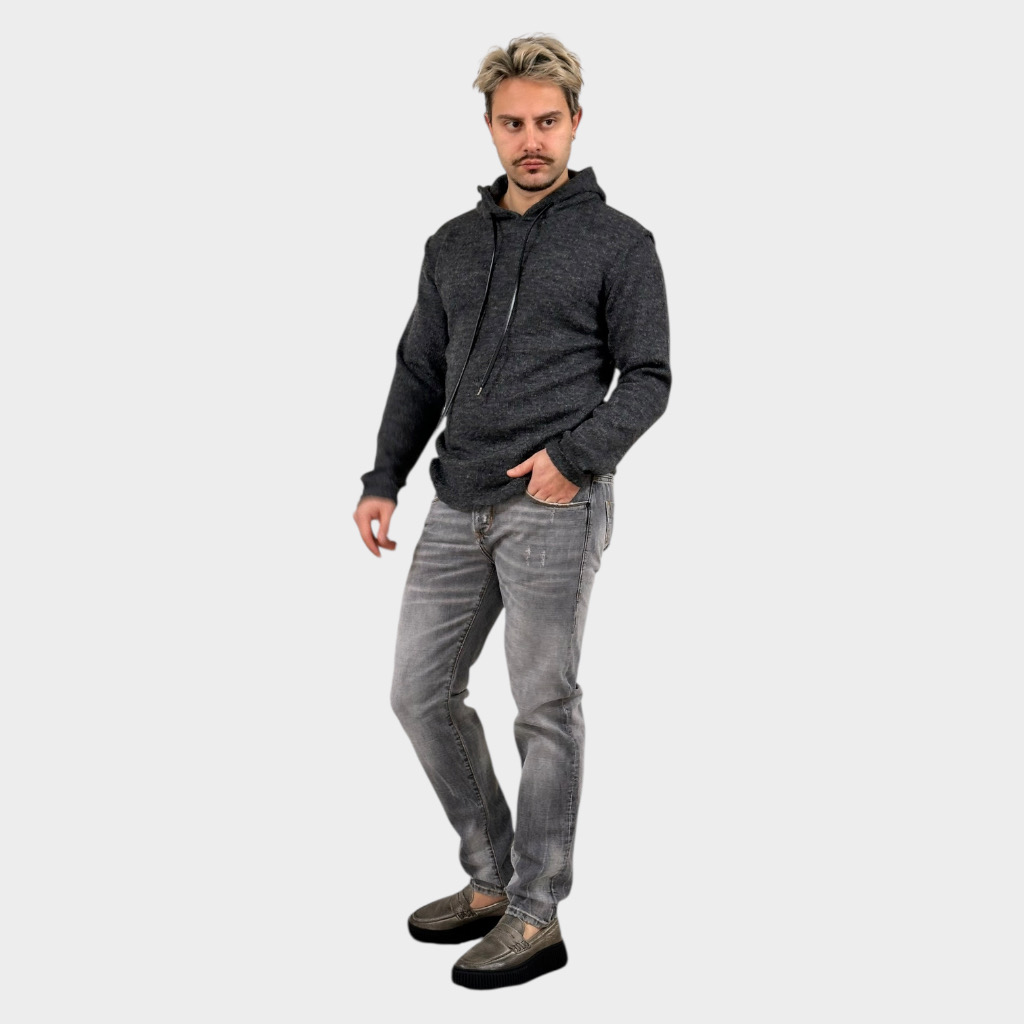 IMG 5368 Takeshy Kurosawa Hoodie Lanetta Grizio