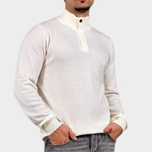 Ζιβάγκο με Κουμπι Και Φερμουάρ Εκρού