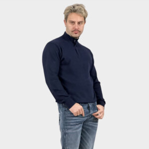 Ζιβάγκο με Κουμπι Και Φερμουάρ Μπλε