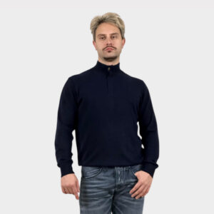 Ζιβάγκο με Κουμπι Και Φερμουάρ Μπλε