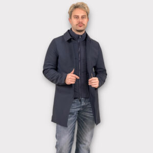 Παρκα - Καμπαρντίνα Με Αποσπωνενη Επένδυση Blue