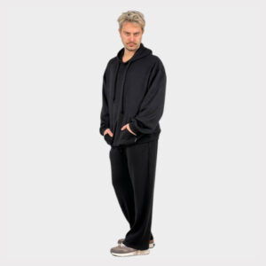Takeshy Kurosawa Hoodie Con Marsupio Black