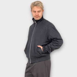 Ζακέτα Με Μαύρα Στρας