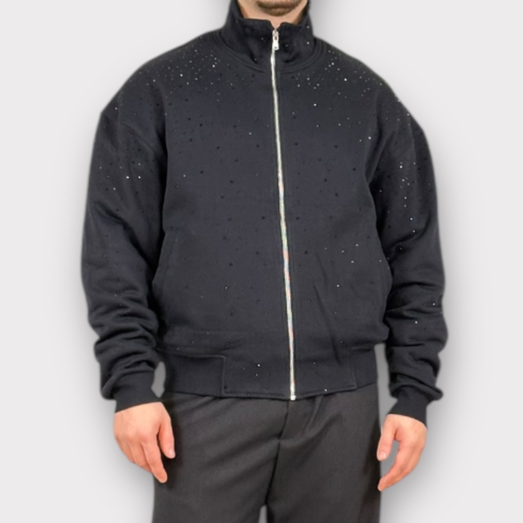 IMG 5611 Ζακέτα Με Μαύρα Στρας