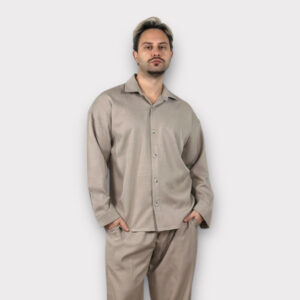 Πουκάμισο Oversize Beige