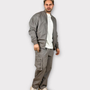 Pilot Jacket Oversize Cotton Coffee