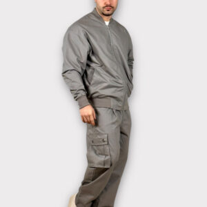 Pilot Jacket Oversize Cotton Fango