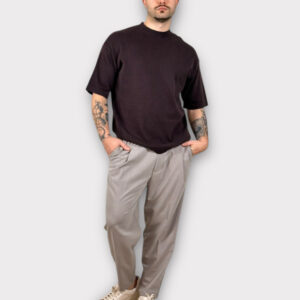 Παντελόνι Με Μεση Jogger & Πιετες Beige