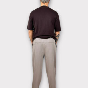 Παντελόνι Με Μεση Jogger & Πιετες Beige