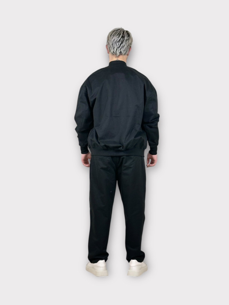 IMG 6391 Pilot Jacket Oversize Cotton Black