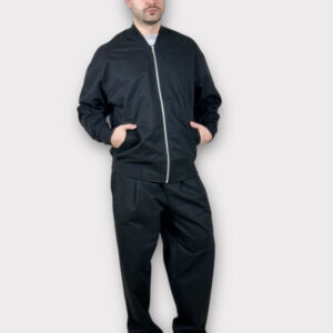 Pilot Jacket Oversize Cotton Black