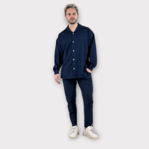 Πουκάμισο Oversize Blue