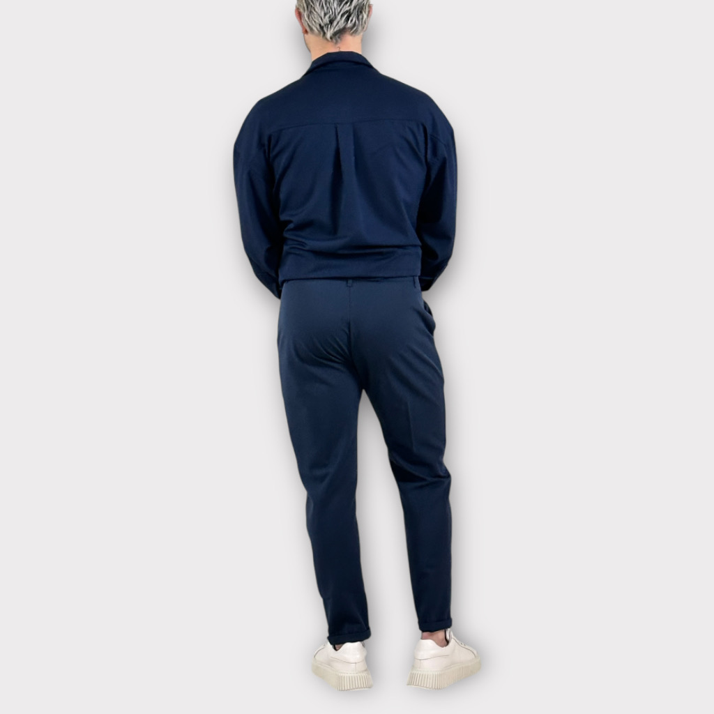 IMG 6495 Παντελόνι Chino Skinny Fit Blue