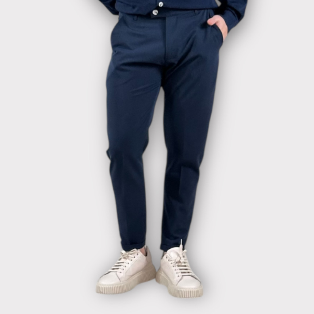 IMG 6496 Παντελόνι Chino Skinny Fit Blue