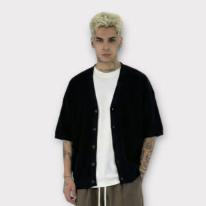 V-Neck Ζακέτα Black