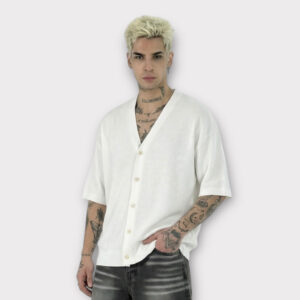 V-Neck Ζακέτα Rice White